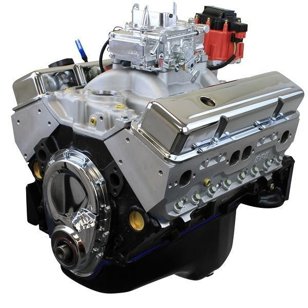 New BluePrint Small Block GM 350 c.i. Crate Engine - dressed longblock w/ carb - BP3505CTC